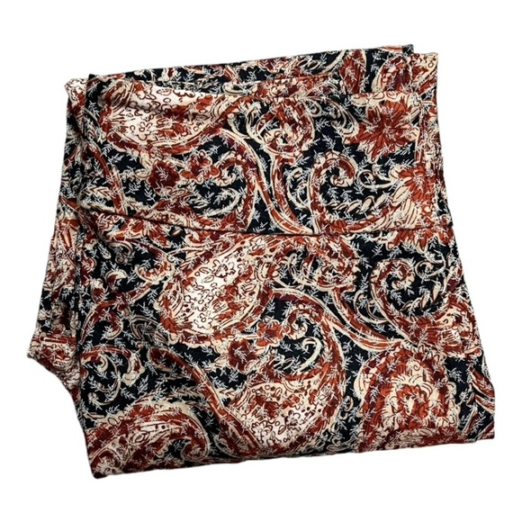 Peck & Peck Paisley Pull-On Stretchy Ankle Pants Size 2 - Picture 2 of 11